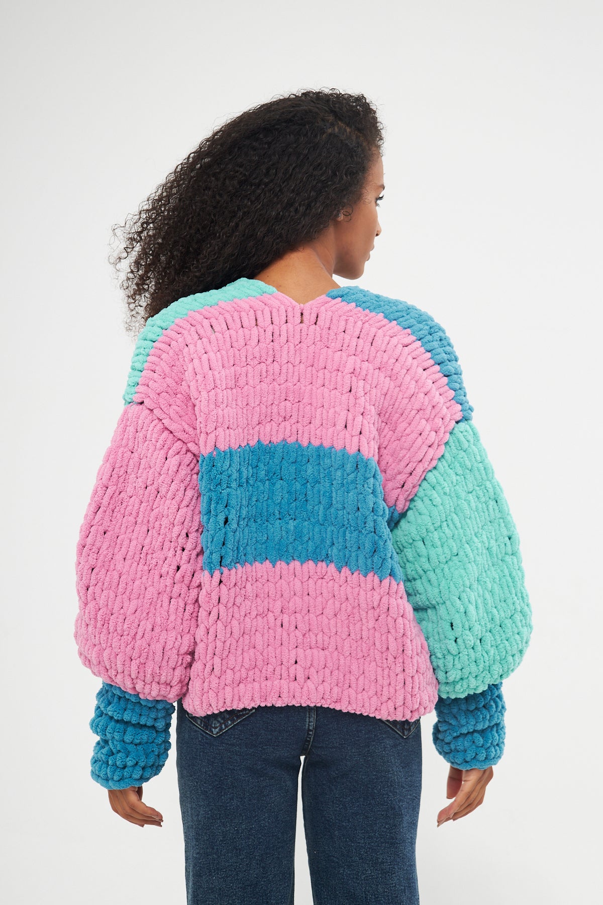 DIANA - PASTEL COLOR KNIT JACKET